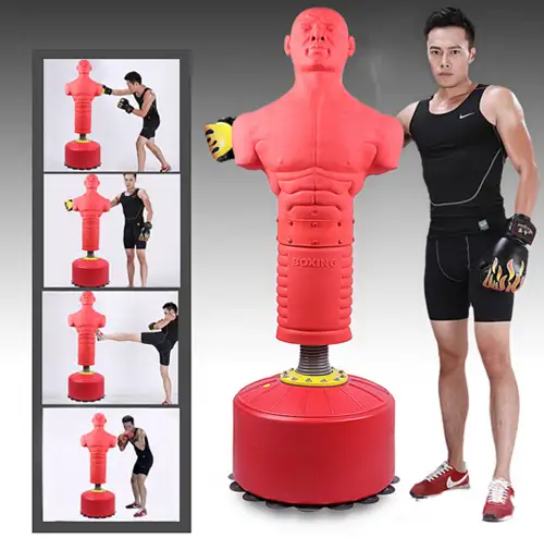 Hình nộm tập võ Silicon khi sử dụng