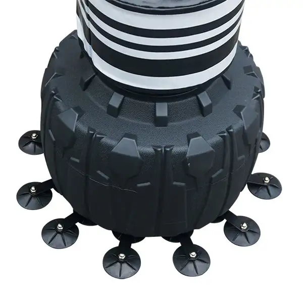 Đế trụ dày và mở rộng diện tích về bên dưới