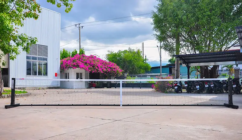 Hình ảnh thực tế trụ Pickleball thi đấu 303704-P